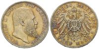 Württemberg, 5 Mark 1902, Wilhelm II., 1891-1918,