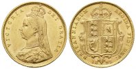 Großbritannien, 1/2 Sovereign 1892, Victoria, 1837-1901, Bild