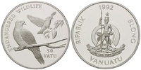 Vanuatu, 50 Vatu Erdtauben - Endangered Wildlife,