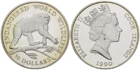 Cook Inseln, 50 Dollars Schimpanse - Endangered World Wildlife,