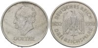 Weimarer Republik, 3 RM 1932, Goethe,