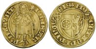 Mainz, Erzbistum, Goldgulden o.J., Bingen, Johann II. von Nassau, 1397-1419,