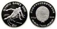 Korea, 7 Won, Olympische Spiele in Salt Lake City 2002, Eisschnelllauf,
