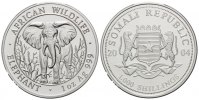 Somalia, 1000 Shillings African Wildlife - Elefant, Bild