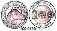 Algeria Algerien 100 Dinars *43 Pferdekopf . 109.0139.11