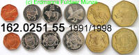 Botswana 6 Werte *24 bis *29 Kursmünzensatz . 162.0251.55