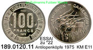 Cameroon Kamerun 100 Francs . . zu *22 ESSAI