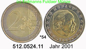 Monaco 2 Euro 2 Euro . 512.0524.11
