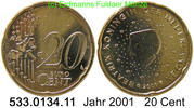 Niederlande 20 Cent 20 Cent . 533.0134.11