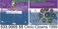 Niederlande 3,88 Euro Kursmünzensatz Clinic-Clowns . 533.0005.55