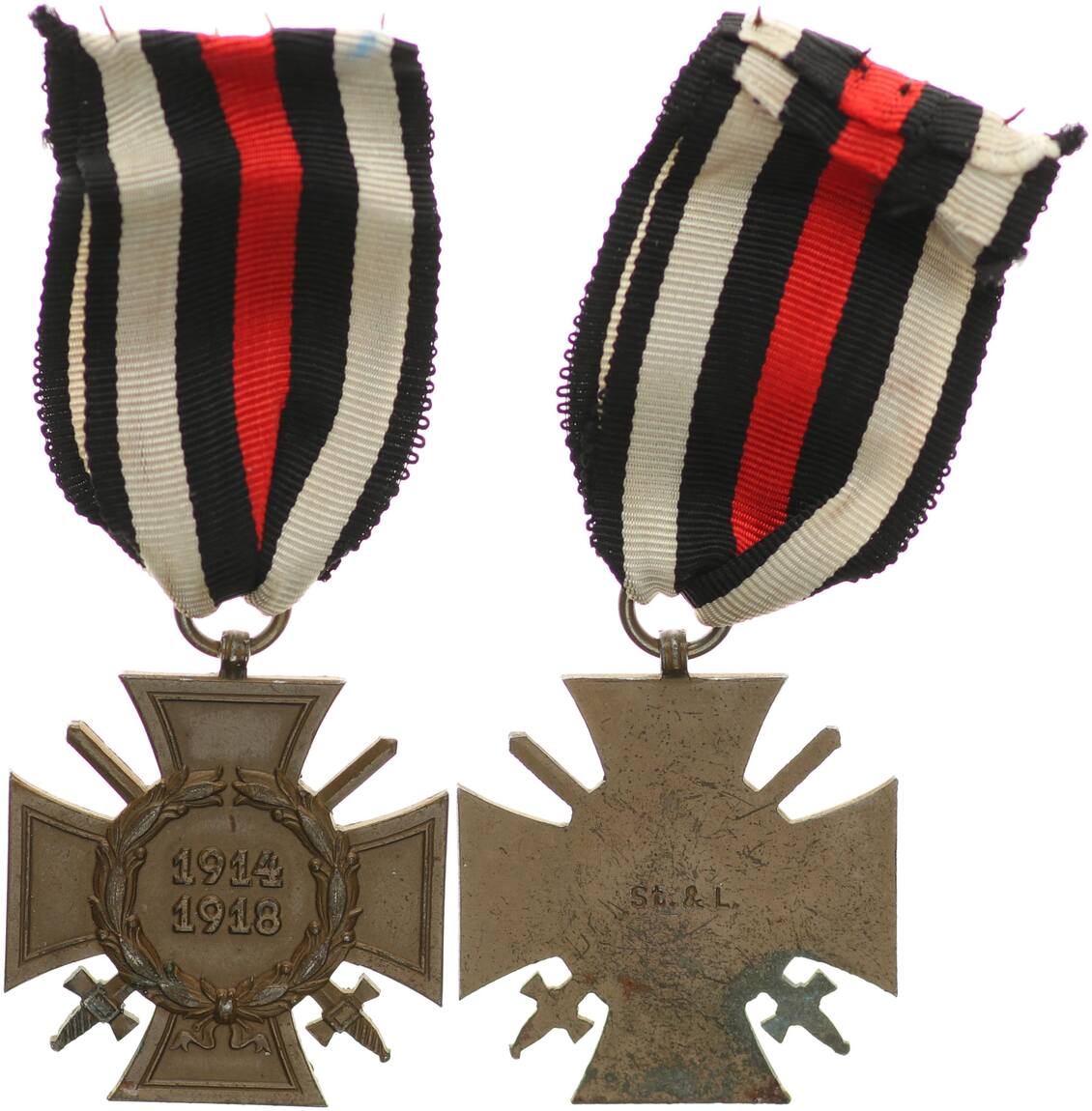 Kaiserreich Orden 1914 18 Ehrenkreuz für Frontkämpfer mit Schwerter mit