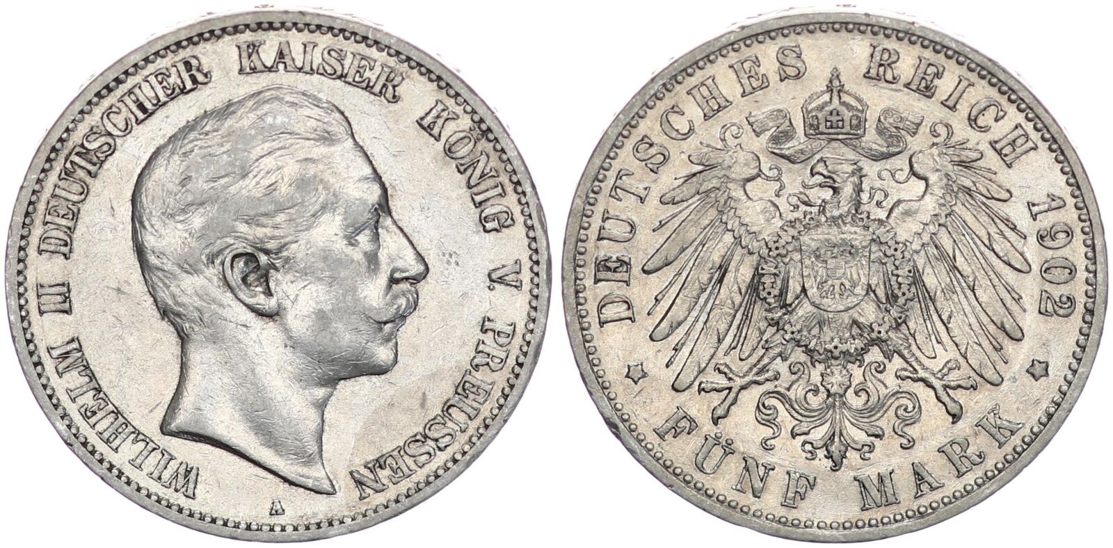 Deutsches Kaiserreich Preußen 5 Mark 1902 A Preussen 5 Reichsmark