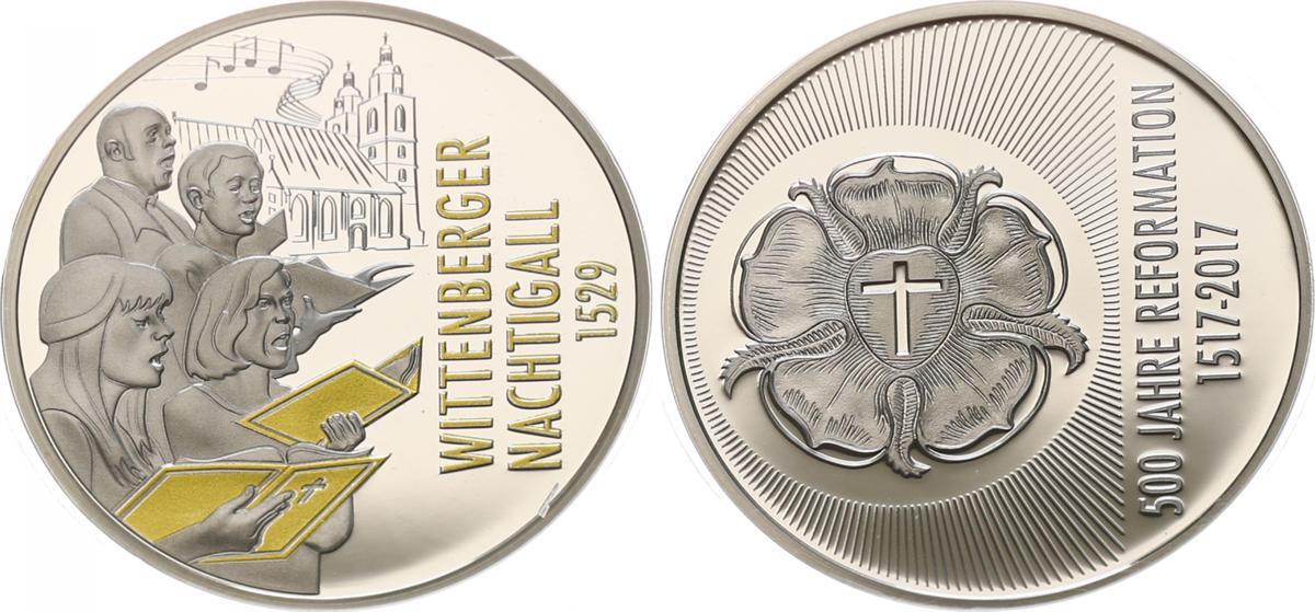 Deutschland Luthermedaille Jahre Reformation Medaille