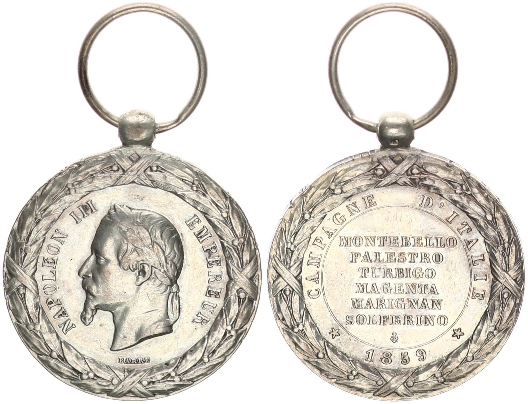 Frankreich Orden 1859 Medaille De La Campagne DItalie Guter Sehr