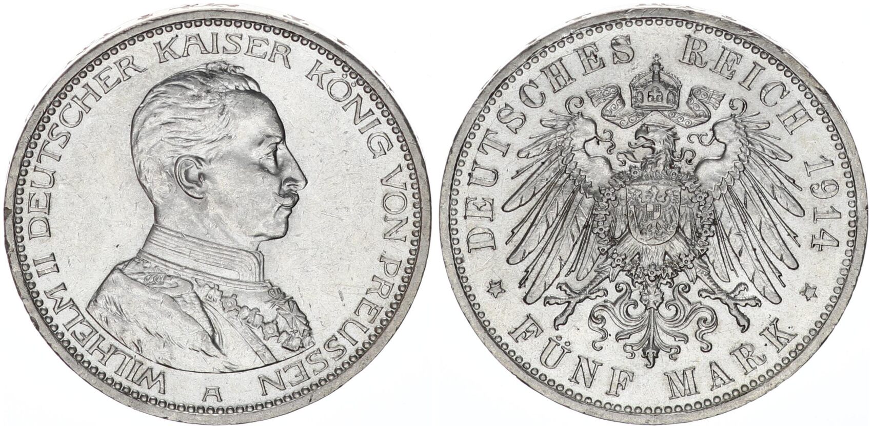 Deutsches Kaiserreich Preu En Mark A Preu En Reichsmark