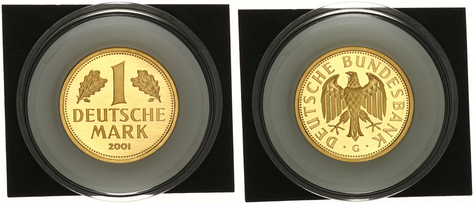 Deutschland BRD 1 Goldmark 2001 G 1 DM Gold In Original Kapsel 999