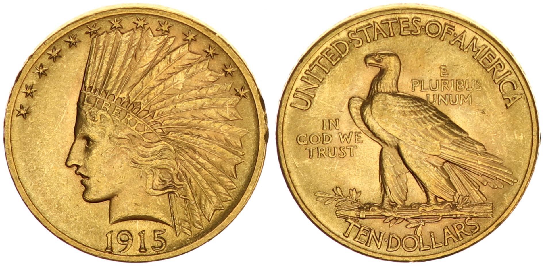 Usa United States Of America Usa Dollar Gold Indian Head