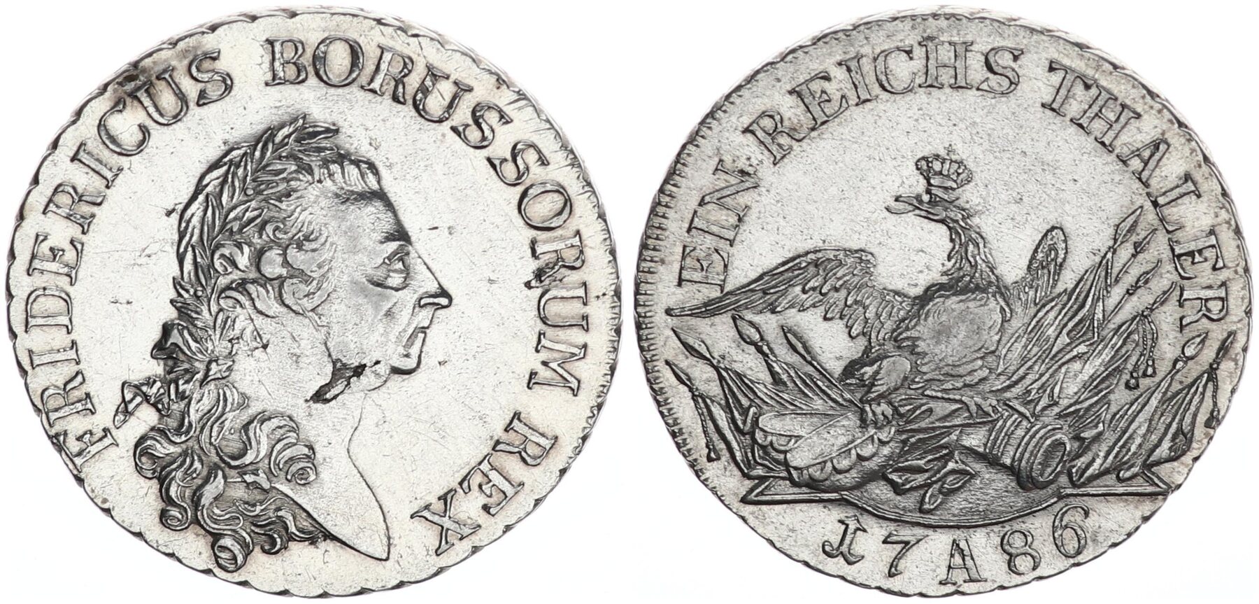 Altdeutschland Brandenburg Preussen Taler 1786 A Thaler König