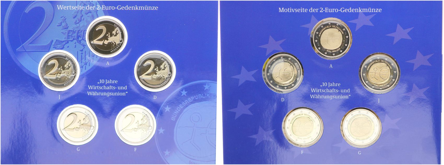 Bundesrepublik Deutschland Offizieller Blister 2 Euro A J 2009 2 Euro