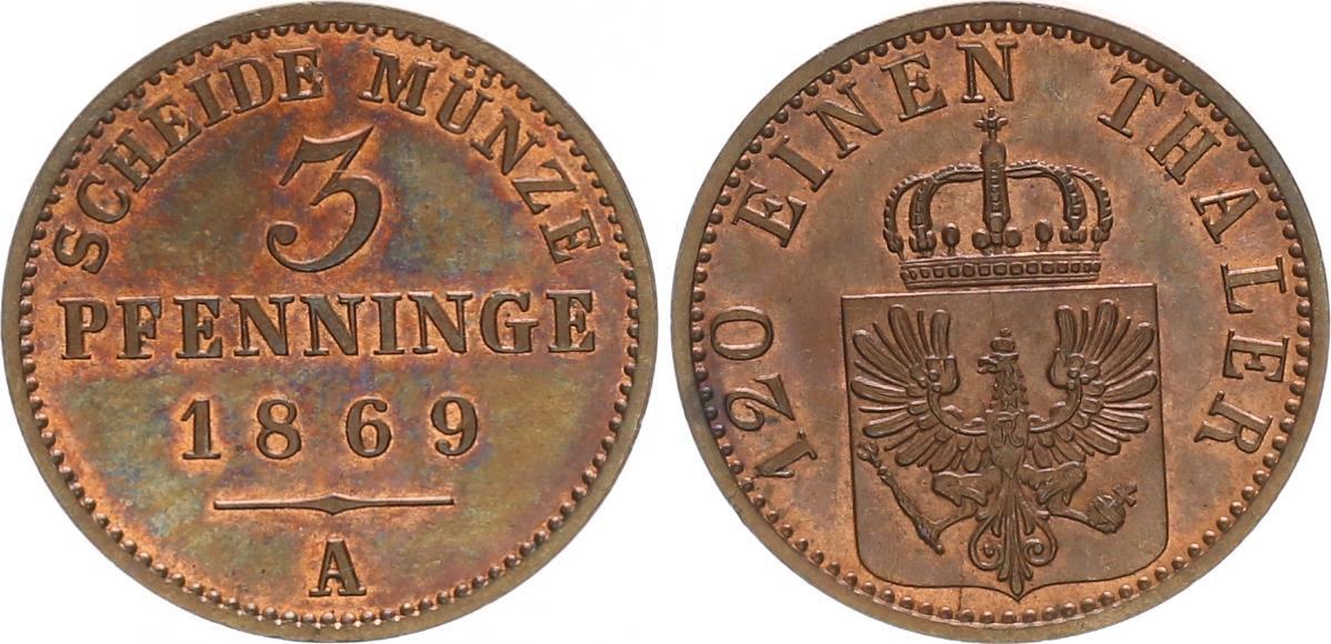 Brandenburg Preußen Altdeutschland 3 Pfennig 1 120 Taler Preußen 3