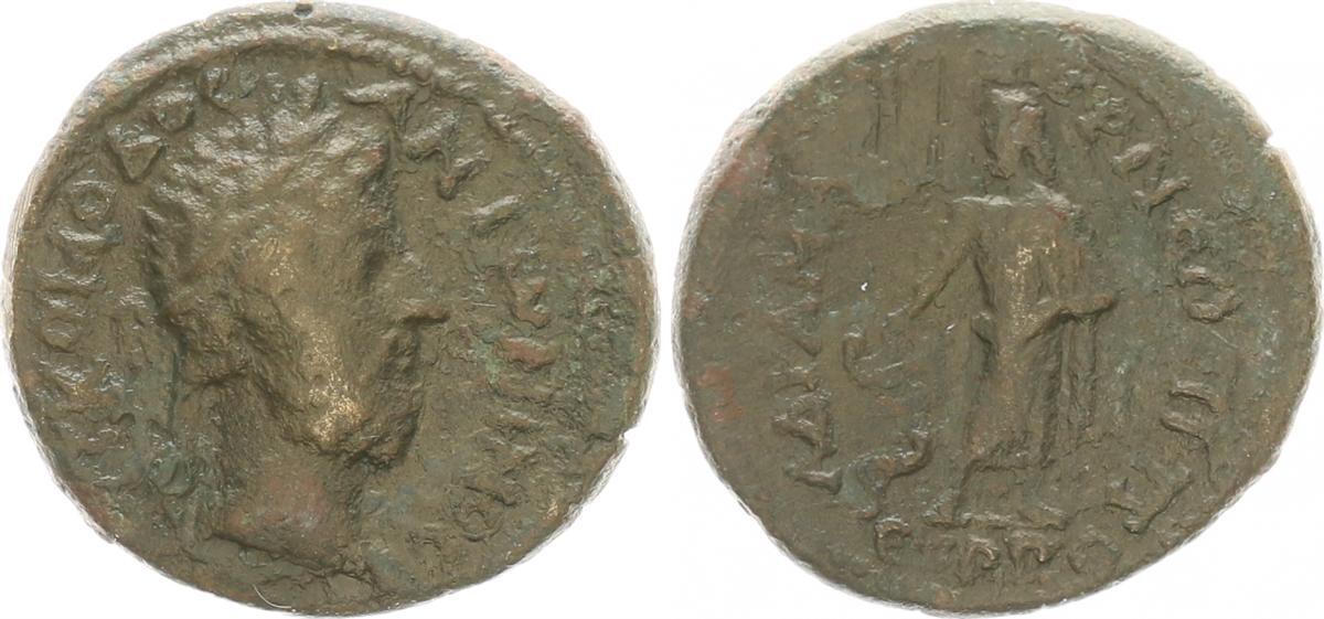 Antike Römische Kaiserzeit Antoninus Pius Provinzialprägung AE 18