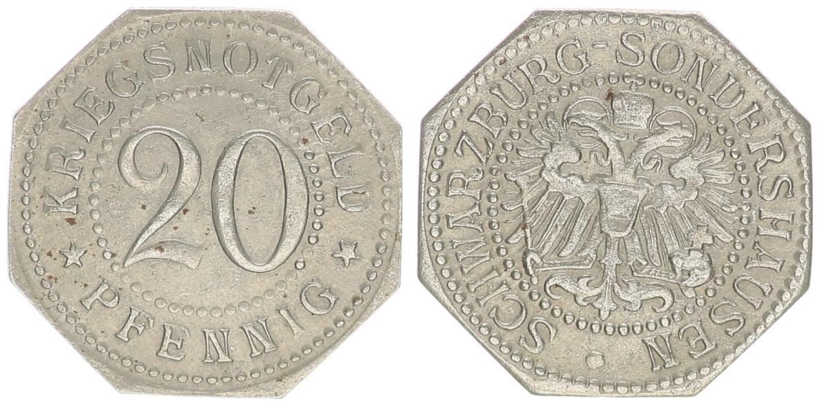 Nebengebiete Offizielles Notgeld 1920 Notgeld 20 Pfennige Off