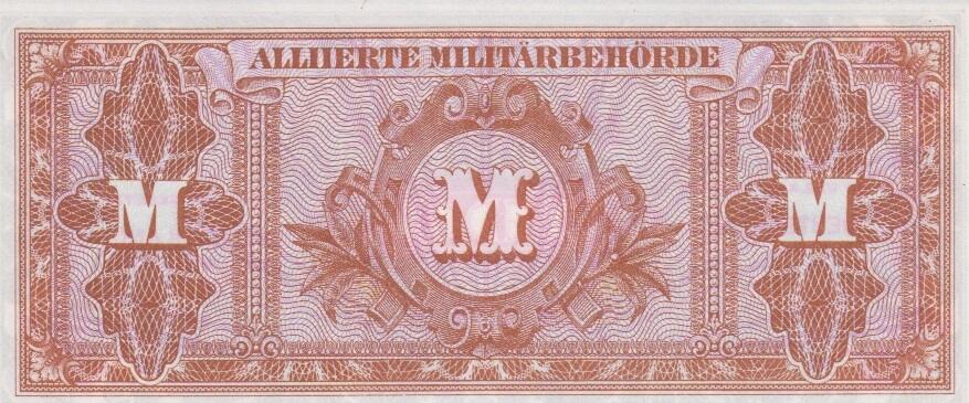 Deutschland 100 Mark Banknote von 1944 der alliierte Militärbehörde