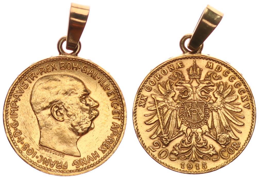 Sterreich Ungarn Anlagegold Corona Sterreich Korona Gold