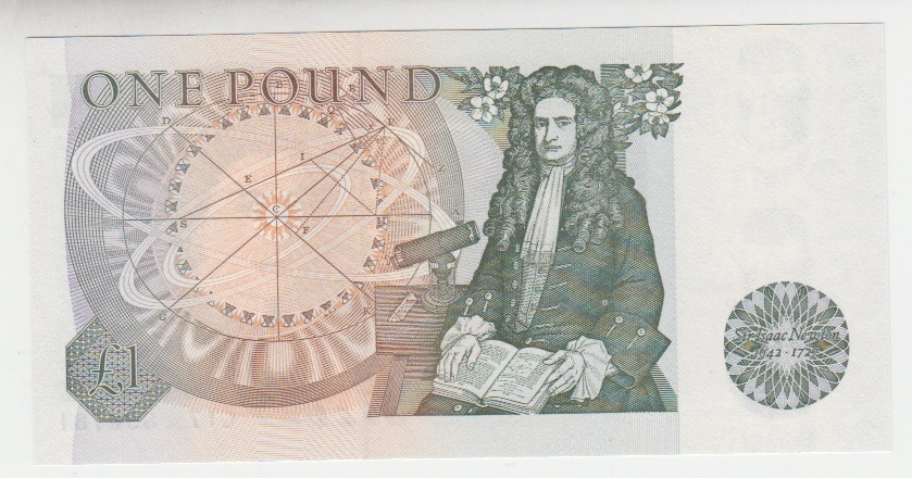 Ohne Jahr England Pound Sir Isaak Newton Kassenfrisch Ma Shops