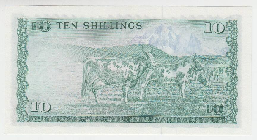 Shillings Banknote Kenia Shillings Banknote Kassenfrisch Ma Shops