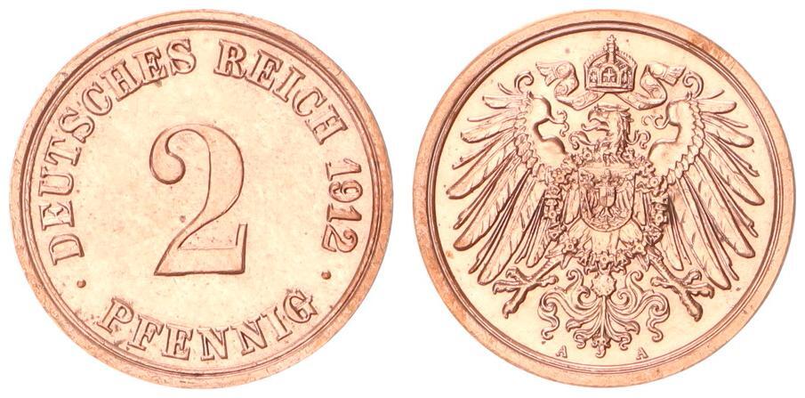 Deutschland Kaiserreich Pfennig A Vz St Ma Shops