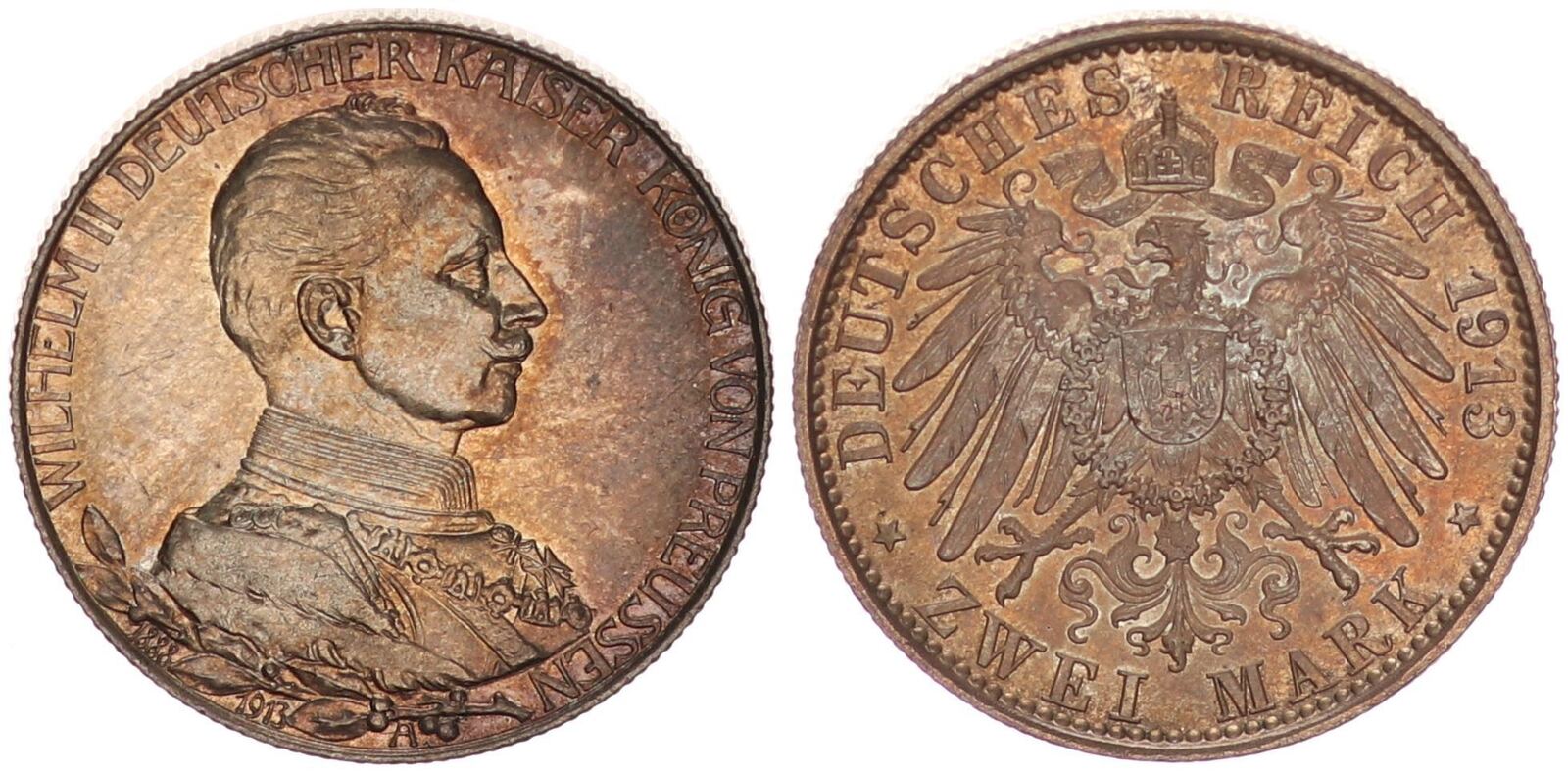 Deutsches Kaiserreich Preußen 2 Mark 1913 A Preussen 2 Reichsmark