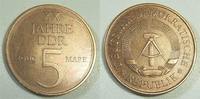 Deutschland / DDR 5 Mark 5 Mark 20 Jahre DDR 1969 Fehlprägung mit doppelter Randschrift (gegenläufig)
