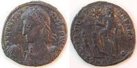 Antike/Römische Kaiserzeit/ Constantius Follis Bronze Constantius II RS Const. n.l. 2 Gefangene, ss+