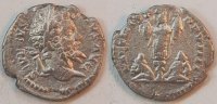 Antike / Römische Kaiserzeit /Septimius Severus Denar Septimius Severus (1) Denar, Trophäe zwischen 2 Gefangenen, ss