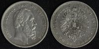 Württemberg 5 Mark Karl