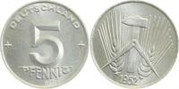 5 Pfennig DDR 1953E stgl./matt ca.S20