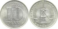 10 Pfennig DDR 1963 ohne Münzzeichen vz/st !!!!!!!!!!