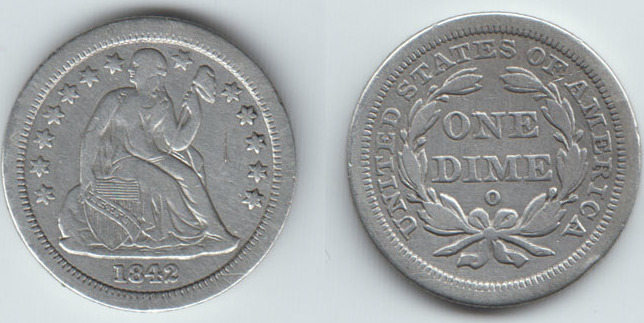 Usa Dime Cents Kursm Nze O Seated Liberty Erhaltung Siehe