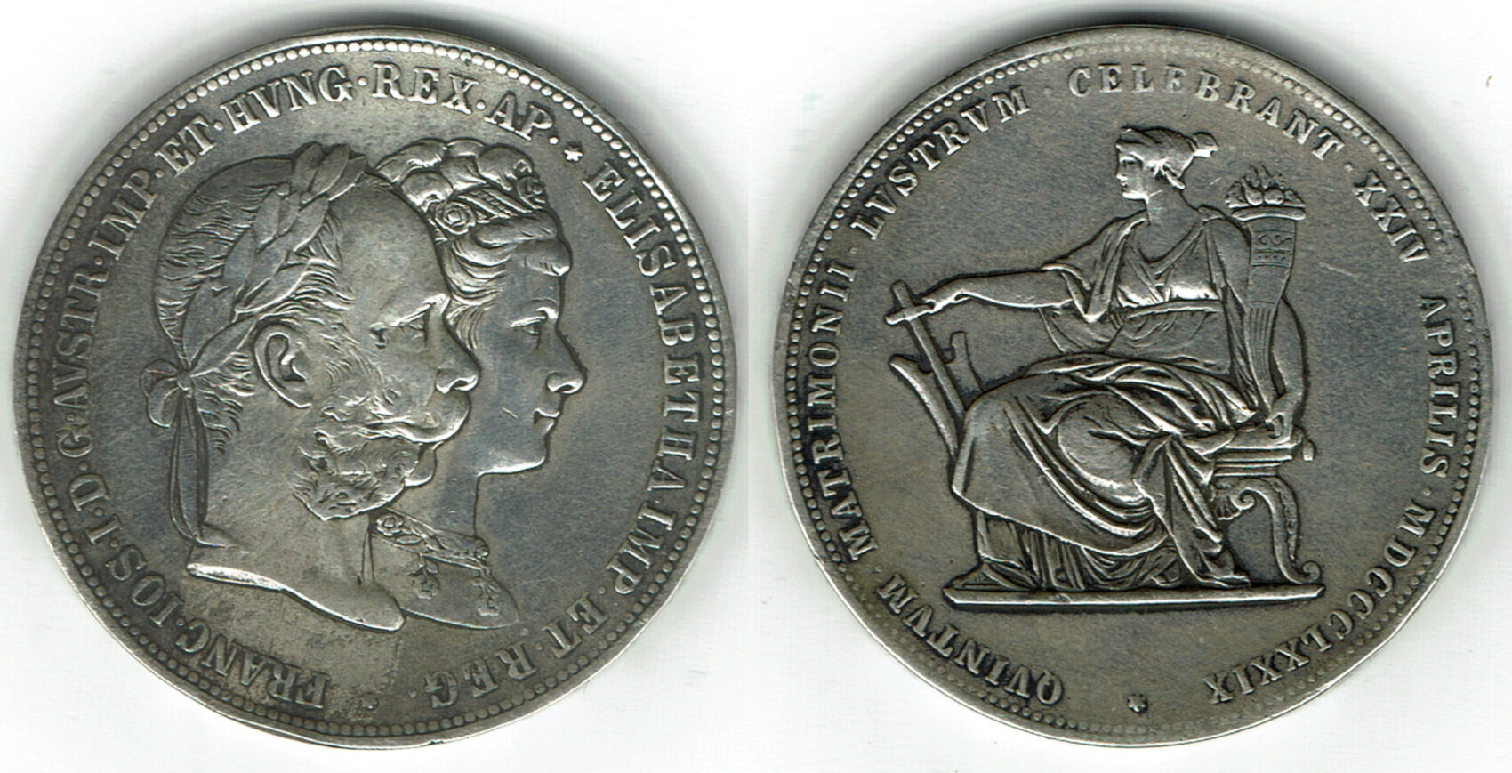 Sterreich Doppelgulden Gulden Franz Joseph I Gulden