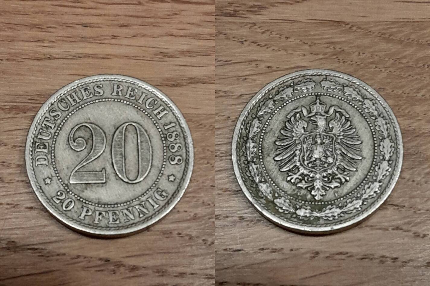 Deutsches Kaiserreich A Kaiserreich Kursm Nze Pfennig F