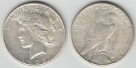 USA Dollar Peace Dollar 1923, sehr schön, Erhaltung siehe Scan!