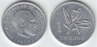 Mosambik 1 Centimo Mosambik 1975, 1 Centimo Kursmünze, Erhaltung siehe Scan!