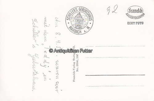 Marbach Neckar 1956 Ansichtskarte Postkarte Gruss Aus Marbach A