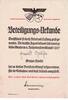 Drittes Reich Beteiligungs-Urkunde 4.Reichsberufswettkampf