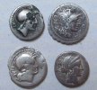 ROMAN REPUBLIC Denarius Lof of 4 Roman Republican denarii