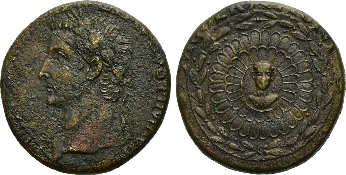 R Mische Kaiserzeit Dupondius Mm Ca N Chr Tiberius