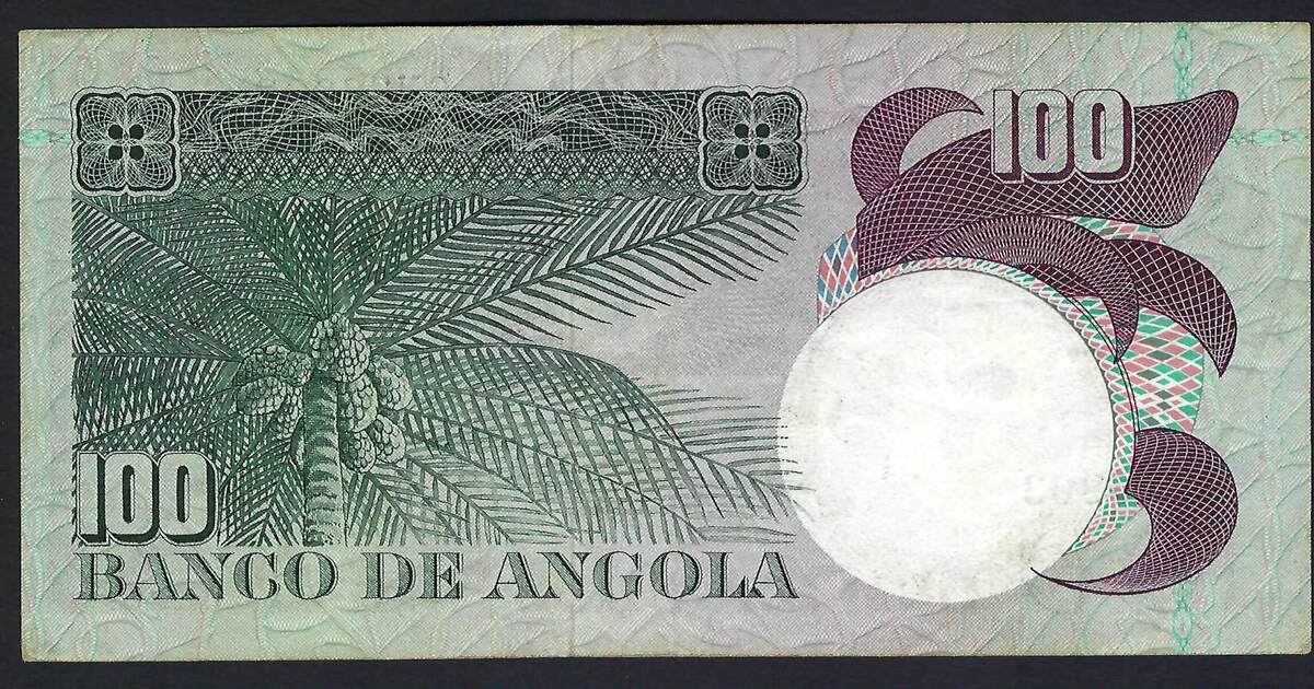 100 Escudos 10 06 1973 Banco De Angola SS MA Shops