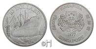 Singapur 10 Dollar Schiff