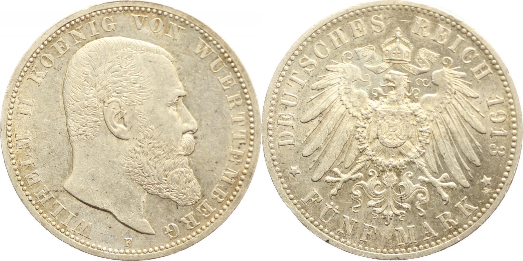 W Rttemberg Mark F Wilhelm Ii Vorz Glich